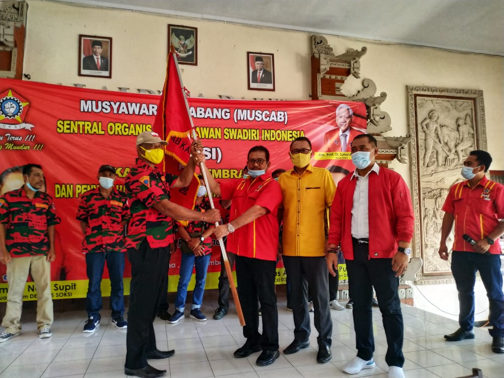 Komang Dekritasa Terpilih sebagai Ketua Depicab SOKSI Kabupaten Jembrana